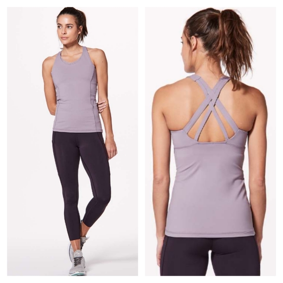 Lululemon Stash N Run Tank - Medium Support - Dusty Dawn - Picture 1 of 8